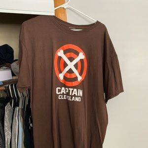 Men’s Cleveland browns captain Cleveland T-shirt